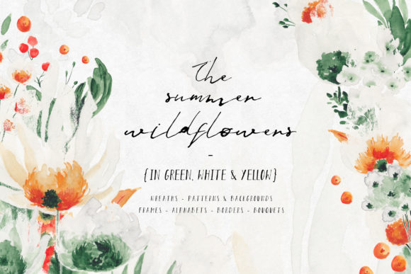 A Creative Toolbox Inspired by Summer Fields: The Summer Wildflowers Illustration Pack
