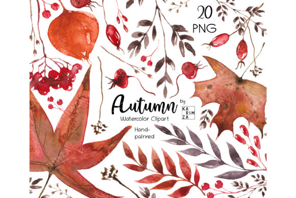 Enhance Your Designs with Watercolor Fall Clipart