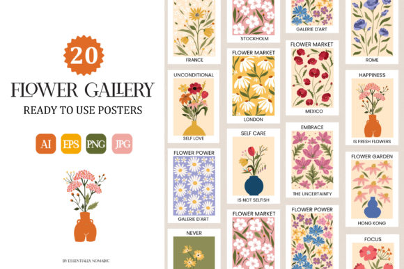Explore the Beauty of Flower Gallery Posters