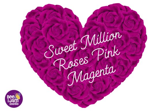 Explore the Beauty of Rose Pink Magenta Heart Watercolor