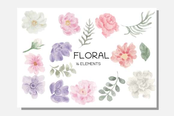 Exploring the Versatility of Digital Clipart Watercolor Flower