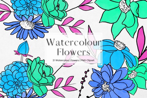 The Art and Application of Watercolour Flowers Clipart