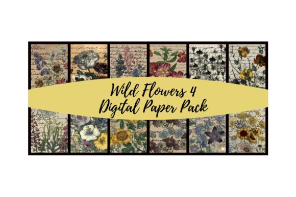 The Creative Powerhouse: Exploring the Wild Flowers 4 Digital Paper Pack