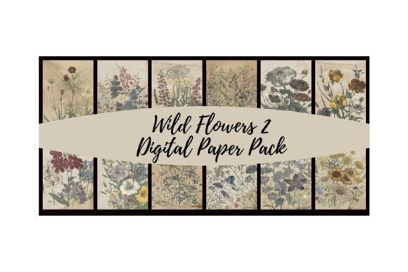 The Wild Flowers 2 Digital Paper Pack: A Toolkit for Authentic Creativity