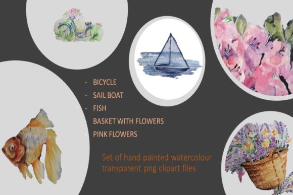 Transparent Watercolor Stickers: A Toolkit for Creative Workflows