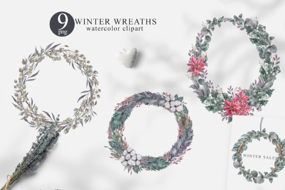 Watercolor Christmas Wreath Clipart Set: A Strategic Tool for Creative Projects